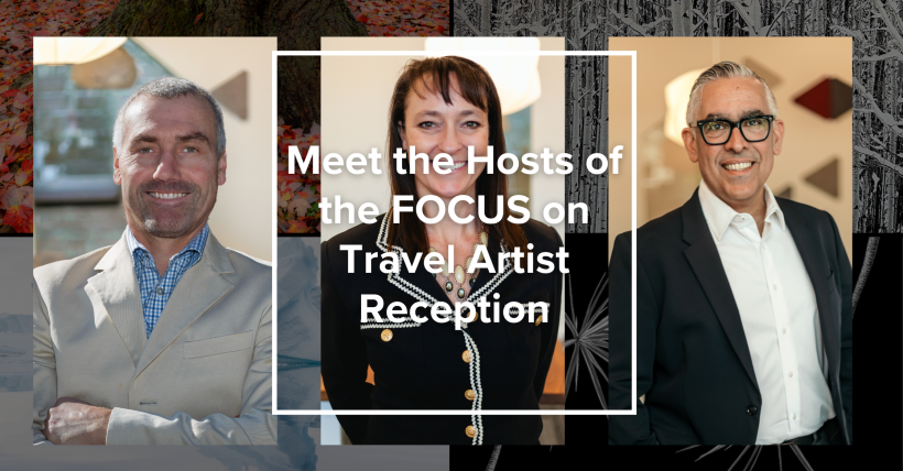 Meet the Hosts of the FOCUS on Travel Artist Reception